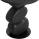 Paplo 21 X 19 inch Black End Table